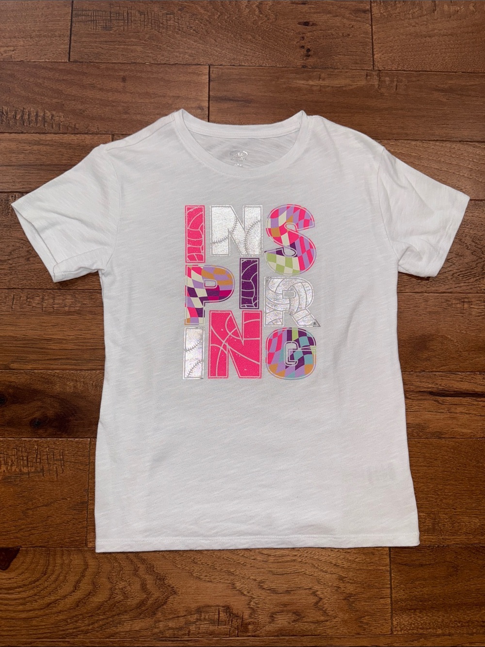 Athletic Works Girls INSPIRING Shirt - Size M (7-8)
